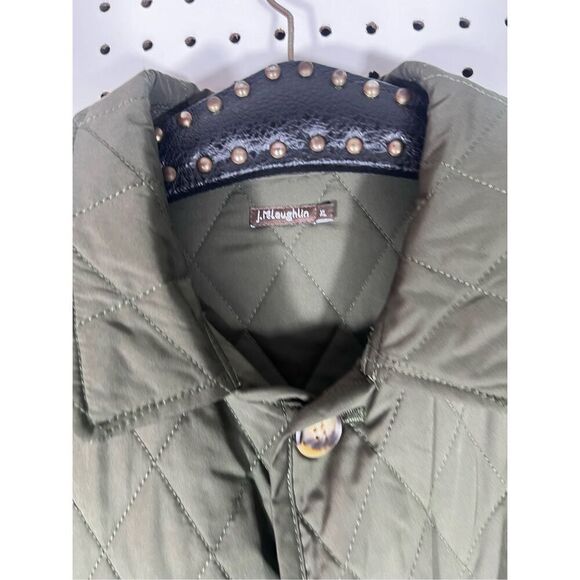 J.McLaughlin quilted button down bomber jacket size XL - Picture 9 of 9